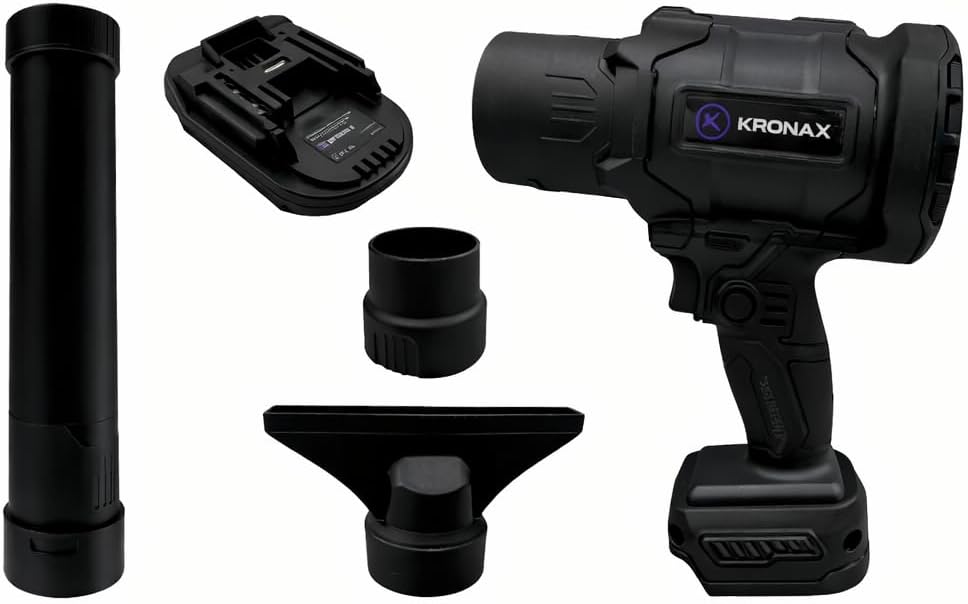 KRONAX Turbo Blower Pro KTB18VMAX Skin Only with Adaptor