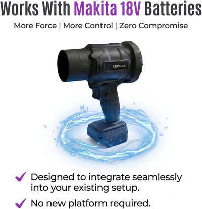 KRONAX Turbo Blower Pro KTB18VMAX for Makita 18V Battery (Skin Only)