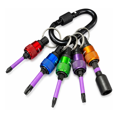 AUDAX 5-Piece Impact Bit Holder Set with HYPERTORQUE Bits